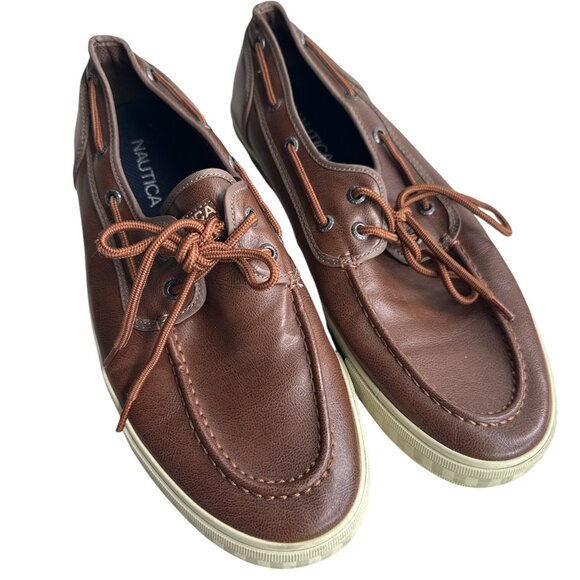 Nautica Spinnaker Boat shoes size US10.5 In Brown - Picture 1 of 5